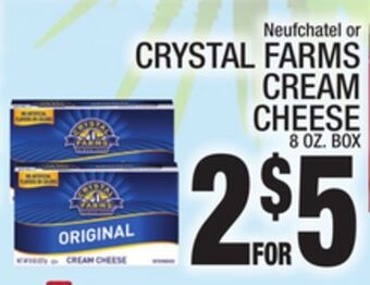 C Town Crystal farms cream cheese offer