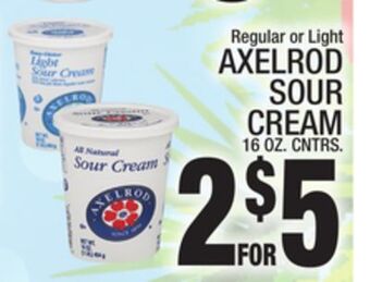 C Town Axelrod sour cream offer