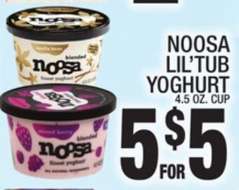 C Town Noosa lil' tub yoghurt offer