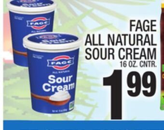 C Town Fage all natural sour cream offer