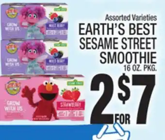 C Town Earth's best sesame street smoothie offer