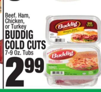 C Town Buddig cold cuts offer