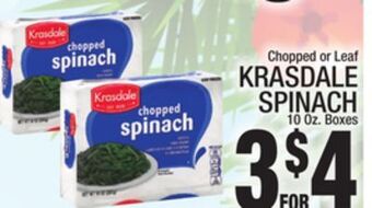 C Town Krasdale spinach offer