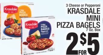 C Town Krasdale mini pizza bagels offer
