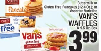 C Town Van's waffles 8-9.5 oz. box offer