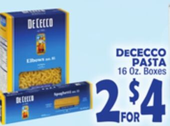 Bravo Supermarkets Cecco pasta offer