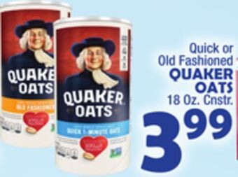 Bravo Supermarkets Quaker oats offer