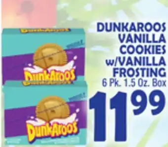 Bravo Supermarkets Dunkaroos vanilla cookies w/vanilla frosting offer