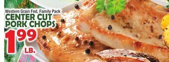 Bravo Supermarkets Center cut pork chops offer