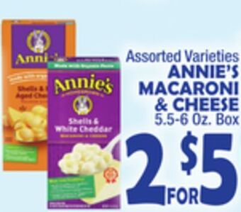 Bravo Supermarkets Annie's macaroni & cheese offer