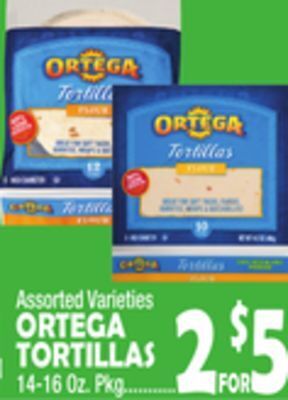 Bravo Supermarkets Ortega tortillas offer