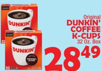 Bravo Supermarkets Dunkin' coffee k-cups offer