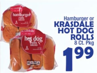 Bravo Supermarkets Krasdale hot dog rolls offer