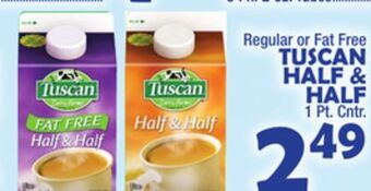 Bravo Supermarkets Tuscan half & half offer