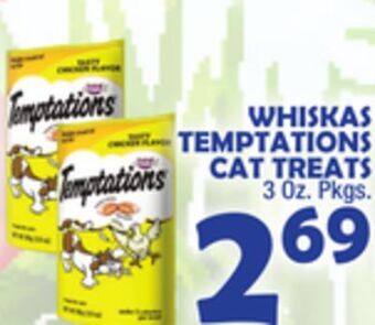 Bravo Supermarkets Whiskas temptations cat treats offer