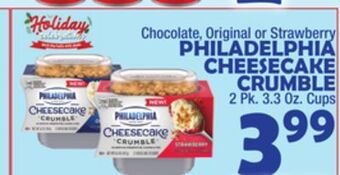 Bravo Supermarkets Philadelphia cheesecake crumble offer