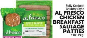 Bravo Supermarkets Al fresco chicken breakfast sausage patties offer