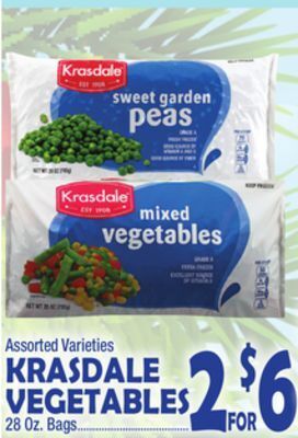 Bravo Supermarkets Krasdale vegetables offer
