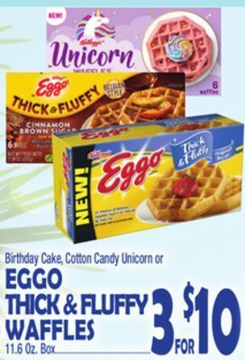 Bravo Supermarkets Eggo thick & fluffy waffles offer