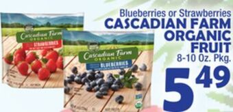 Bravo Supermarkets Cascadian farm organic fruit offer