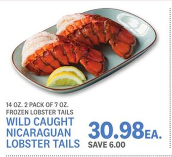Kings Food Markets Wild caught nicaraguan lobster tails offer