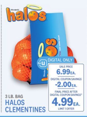 Kings Food Markets Halos clementines offer