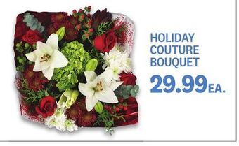 Kings Food Markets Holiday couture bouquet offer