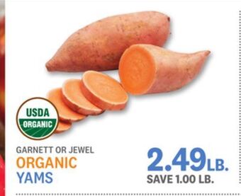 Kings Food Markets Organic yams offer