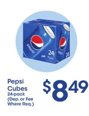Price Rite Pepsi cubes offer