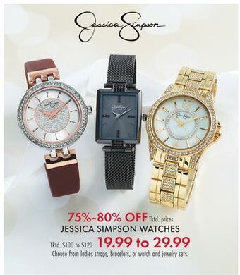 Boscov's Jessica simpson watches offer