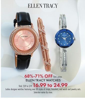 Boscov's Ellen tracy watches offer