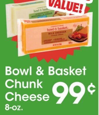 Price Rite Bowl & basket chunk cheese offer