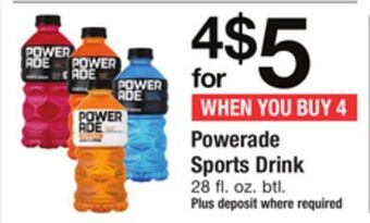 ACME Powerade sports drink offer