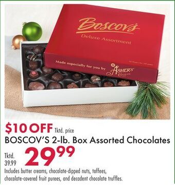 Boscov's Boscov's 2-lb. box assorted chocolates offer