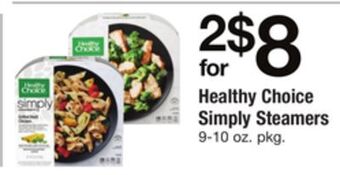 ACME Healthy choice simply steamers offer