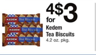 ACME Kedem tea biscuits offer