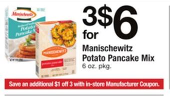 ACME Manischewitz potato pancake mix offer