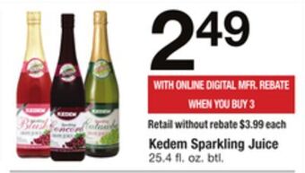 ACME Kedem sparkling juice offer