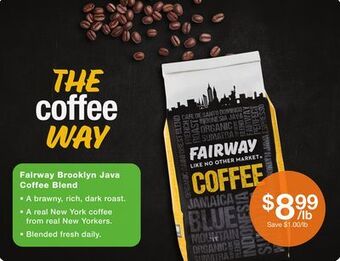 Fairway Store Market Fairway brooklyn java coffee blend offer