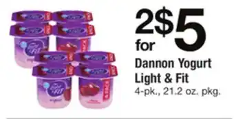 ACME Dannon yogurt light & fit offer