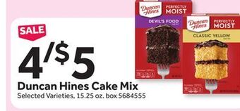 Stop&Shop Duncan hines cake mix offer