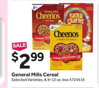 Stop&Shop General mills cereal offer
