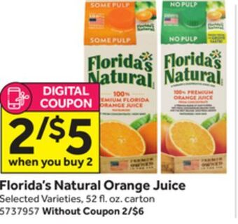 Stop&Shop Florida's natural orange juice offer