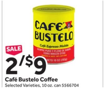 Stop&Shop Café bustelo coffee offer
