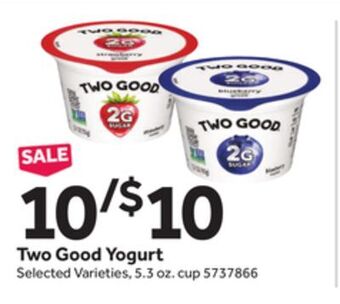 Stop&Shop Two good yogurt offer