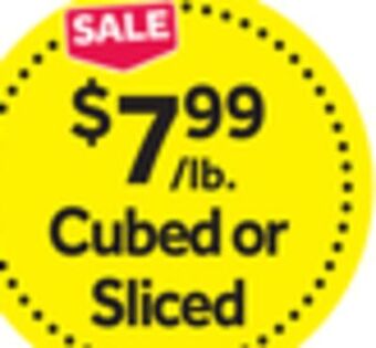 Stop&Shop Cubed or sliced offer