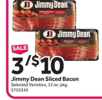 Stop&Shop Jimmy dean sliced bacon offer