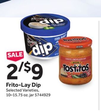 Stop&Shop Frito-lay dip offer