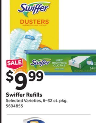 Stop&Shop Swiffer refills offer