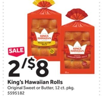 Stop&Shop King's hawaiian rolls offer